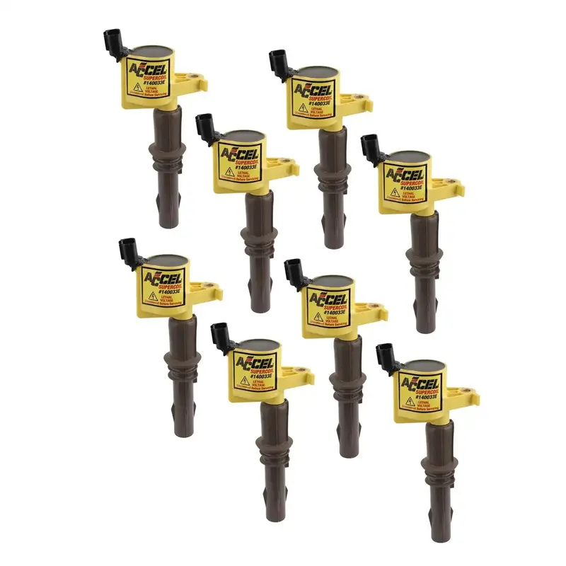 Accel Supercoil Direct Ignition Coil Set – 8-Cylinder, Part Number 140033E-8 1