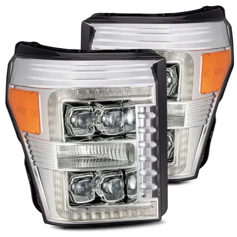 Alpharex 880148 Chrome-Finished Led Projector Headlight Assembly 1