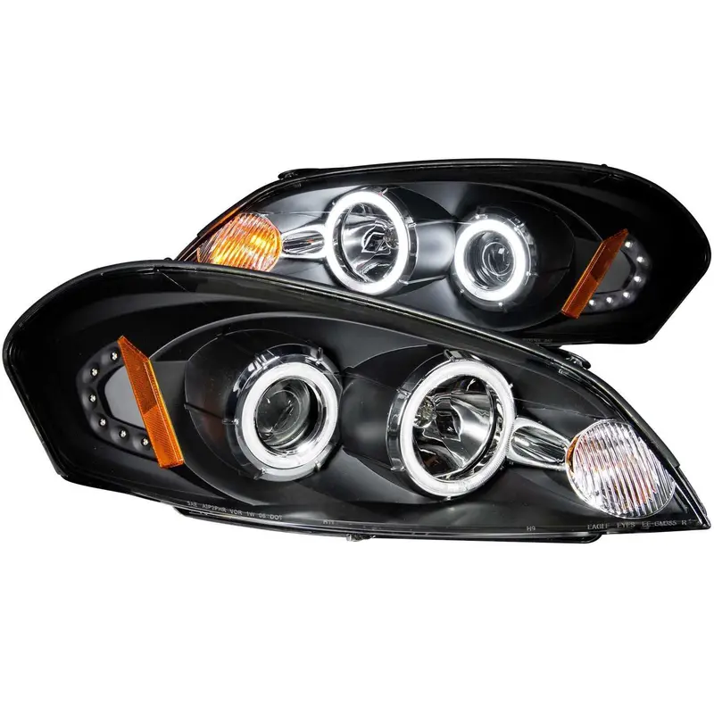 Anzo Usa Projector Headlight Assembly With Halo Ring Accent – Led-Compatible Design 1