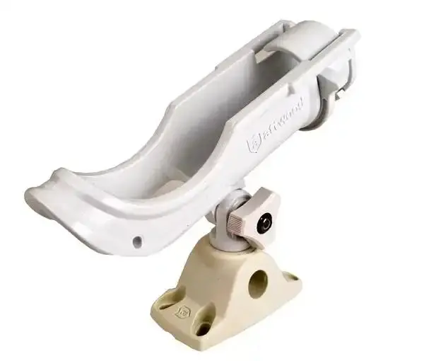 Attwood Mari 5009W4 Rod Holder – White Polypropylene Mount For Pontoon Boats 1