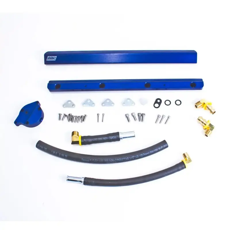 Bbk High-Flow Cnc Billet Aluminum Fuel Rail Kit For 1986–1993 Mustang 5.0L 1