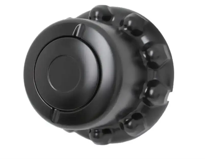 Black Abs Hub Cover – Precision-Fit Replacement For Standard Wheel Hubs 1
