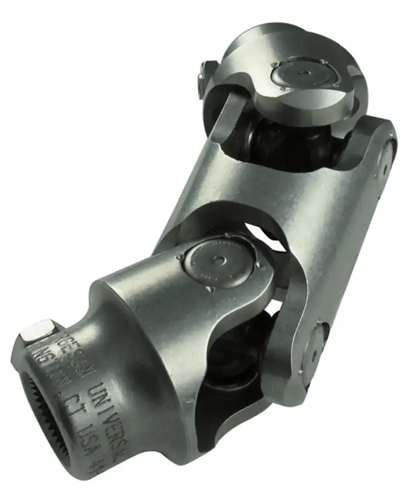 Borgeson Double U-Joint Steering Coupler – Stainless Steel, 3/4"-36 To 3/4"-30 Threaded Ends 1
