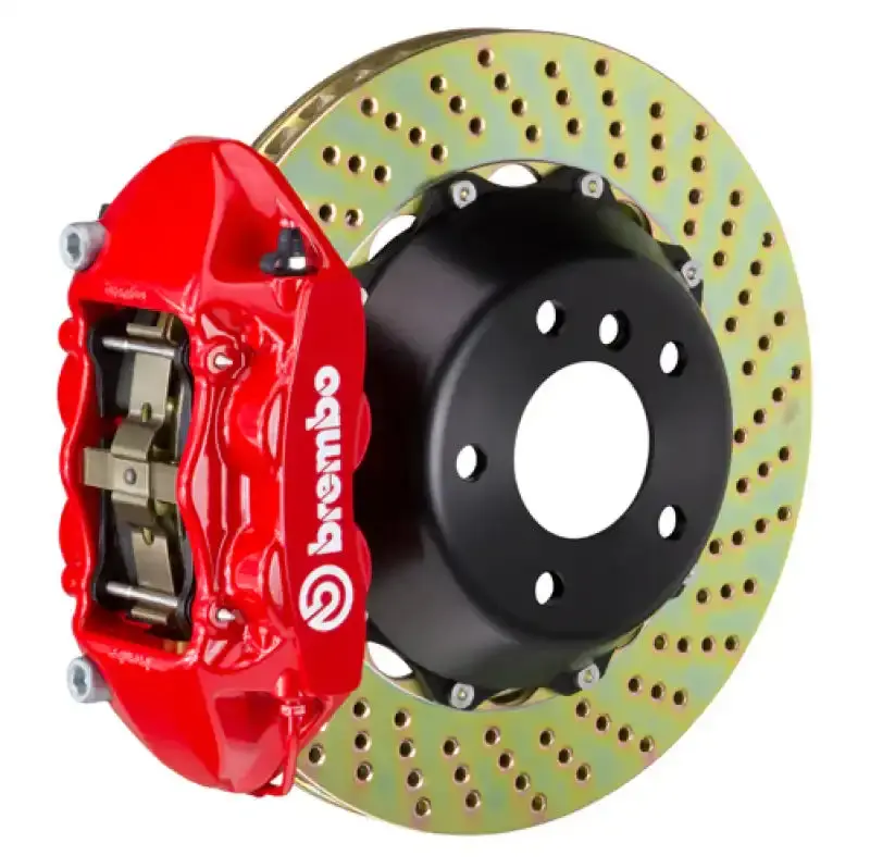 Brembo Gt Big Brake Kit For Toyota Land Cruiser J200 – Rear Drilled 380X28 Two-Piece Rotors With 4-Piston Calipers 1