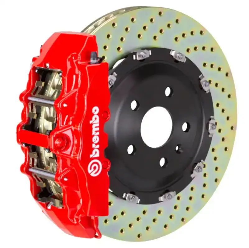 Brembo Gt Big Brake Kit – Front 380X34Mm Drilled Two-Piece Rotors & 8-Piston Calipers For 2004–2010 Bmw 5-Series (Non-Xdrive/Non-M5) 1