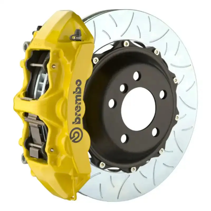 Brembo Gt Big Brake Kit – Front 6-Piston Calipers With 380X34Mm Slotted Two-Piece Rotors For Audi A4/A5 (2008–2017) 1