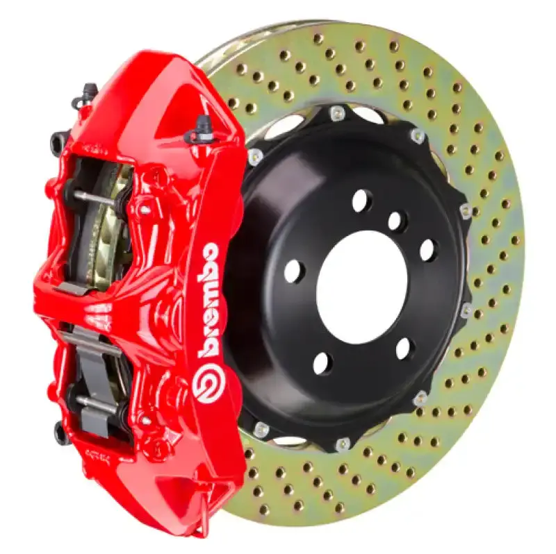 Brembo Gt Front Brake Kit – 380X32Mm Drilled Two-Piece Rotors For Lexus Gs350 Awd (2012–2020) 1
