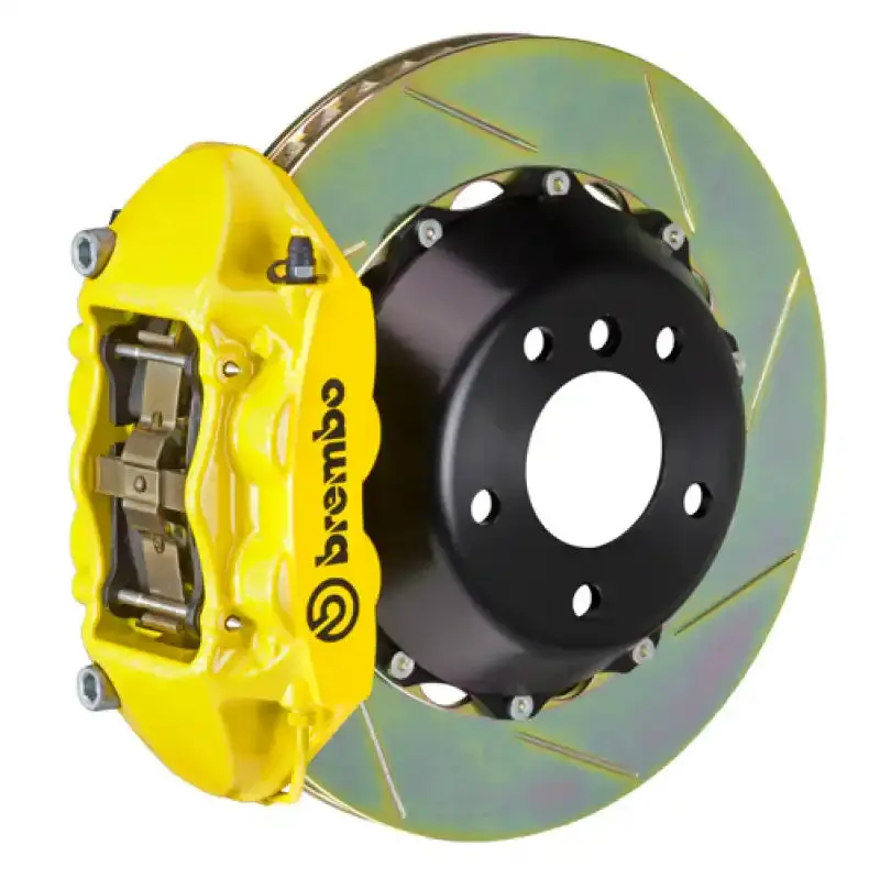 Brembo Rear Gt Big Brake Kit For 2001–2002 Dodge Viper Rt/10 – 4-Piston Calipers, 345X28Mm Two-Piece Slotted Rotors (Type 1, Yellow Finish) 1