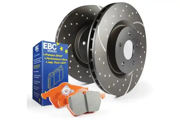 Ebc Brakes S8Kf1166 Gd Sport Rotors – Wide-Slotted Design For Superior Heat Dissipation And Fade Resistance 1