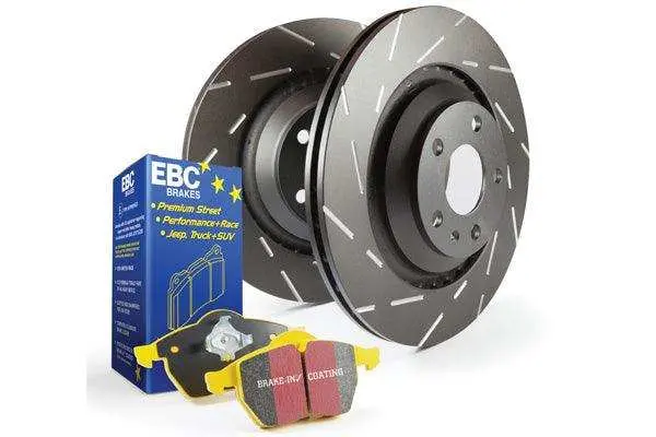 Ebc Brakes S9Kr1151 Quiet-Running Slotted Rotors – Narrow Slot Geometry Minimizes Wind Noise 1