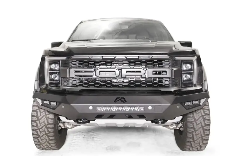 Fab Fours Vengeance Front Bumper – Uncoated, Paintable Design, Model Fr21-D5351-B 1