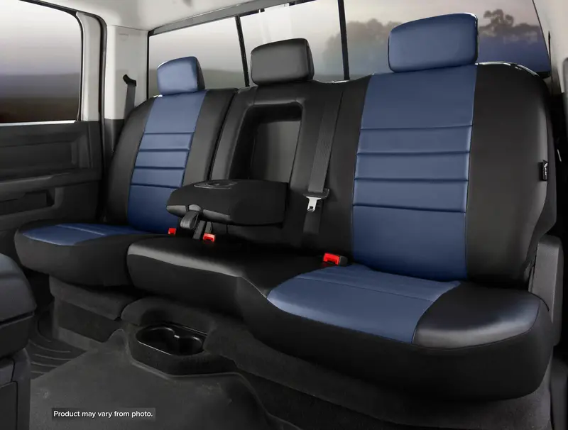 Fia Sl62-90 Blue Leatherlite Rear Seat Cover – Custom-Fit Simulated Leather For Suvs & Trucks 1