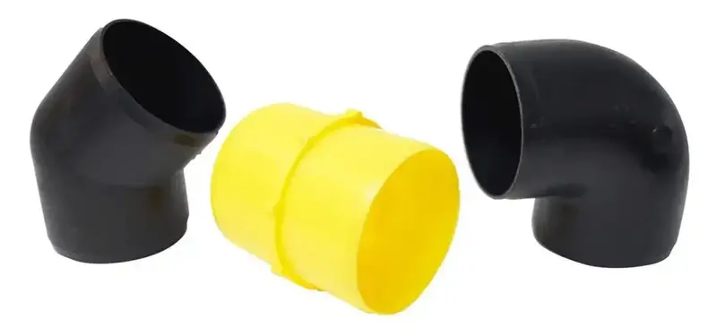 Heavy-Duty Straight Hose Coupler – Bright Yellow Anodized Aluminum 1