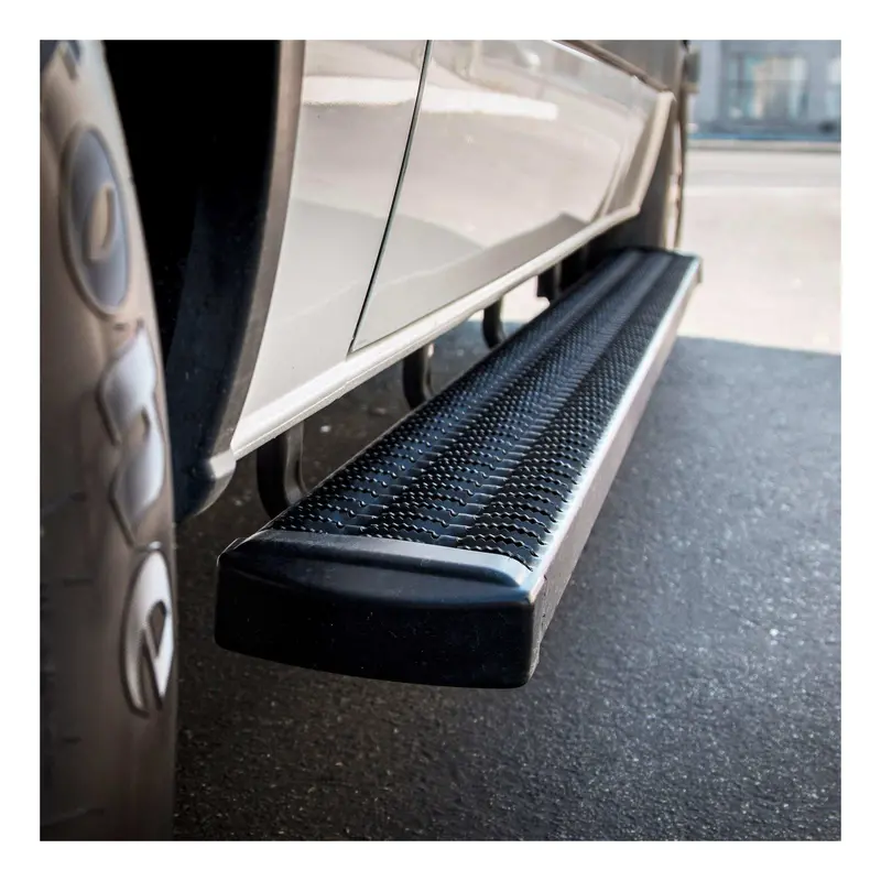 Luverne Grip Step Running Boards – 7" X 36", Black Anodized Aluminum For Gmc Express & Chevrolet Savana 1