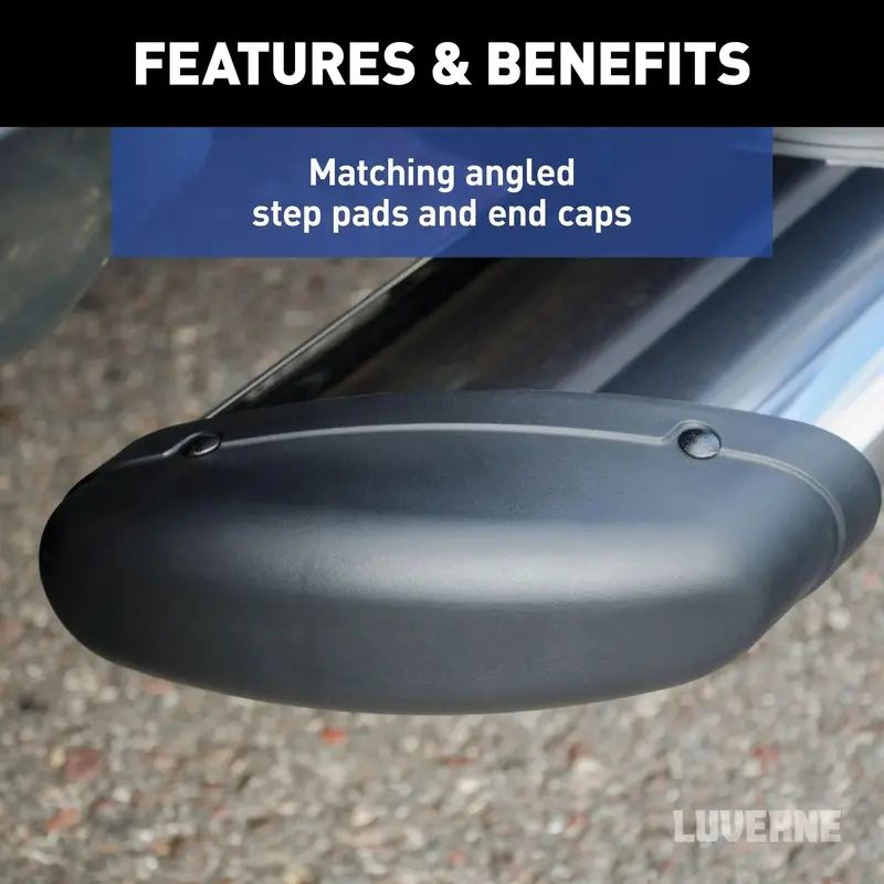 Luverne Regal 7 Stainless Steel Running Boards – 93" Oval Step, Silverado & Sierra Hd Fit 1