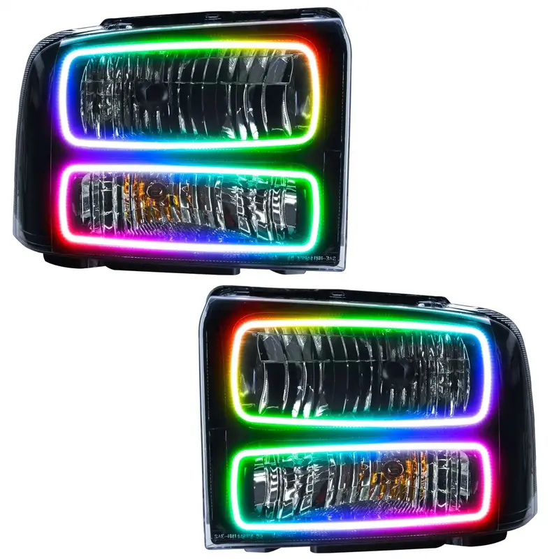 Oracle Lighting 7161-334 Colorshift Smd Headlights – Pre-Wired, Black Bezel, No Controller Required 1