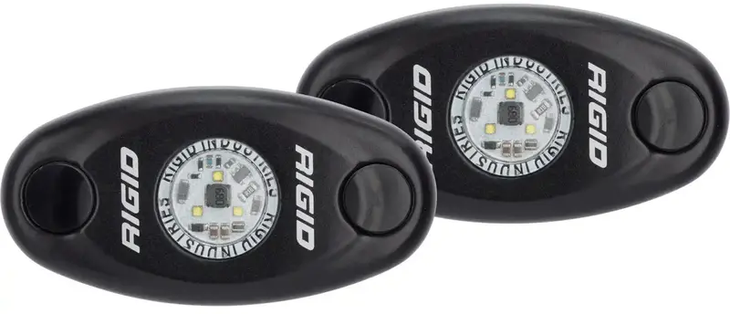 Rigid Industries A-Series Led Light Bar – Low-Profile Black Housing With Blue Accent Lighting 1