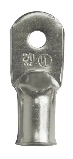 Tinned #4 Awg Copper Wire Lug – 1/4-Inch Stud Size, Pack Of 2 1