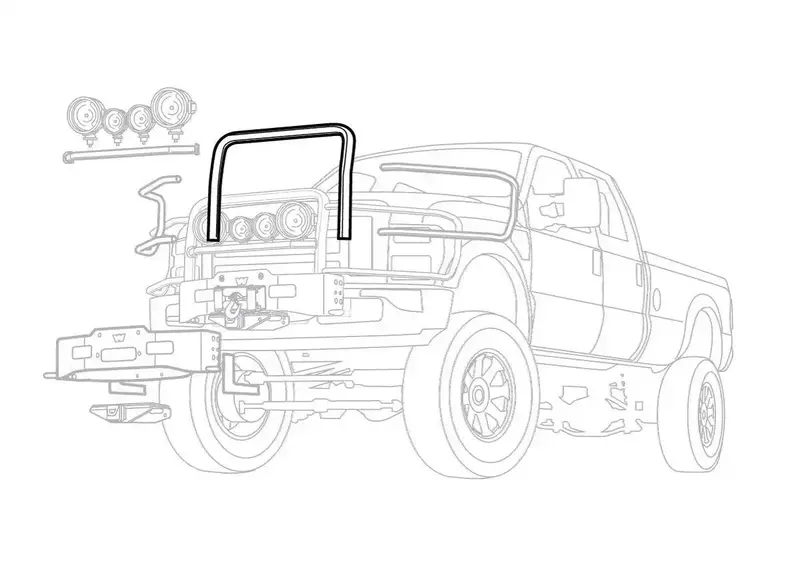 Warn Grille Guard – Heavy-Duty Front Protection For Off-Road And Daily Use 1