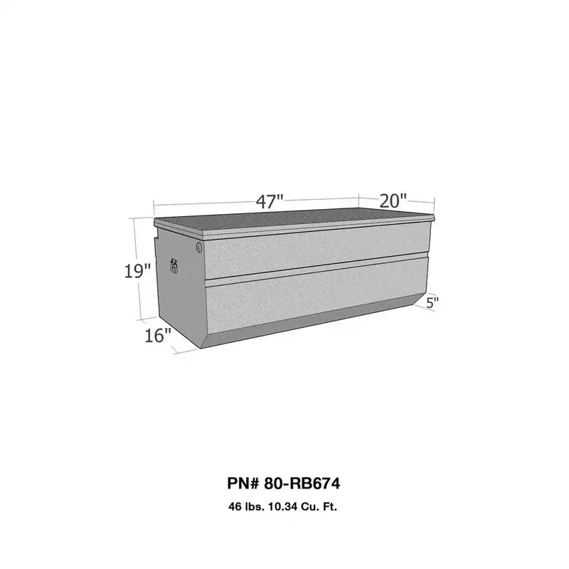 Westin 80-Rb674 Brute Series Heavy-Duty Chest-Style Truck Tool Box 1