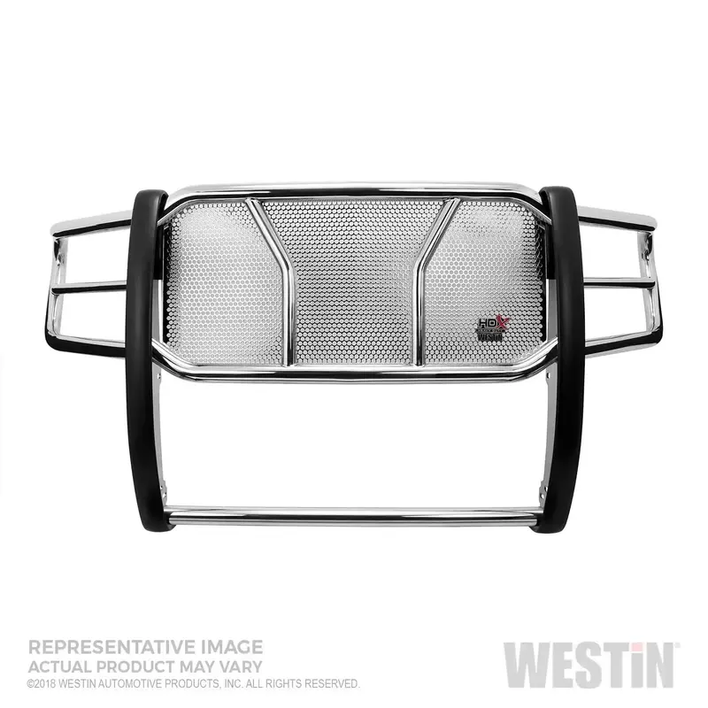 Westin Hdx Grille Guard – 2-Inch Polished Stainless Steel Protection For Enhanced Front-End Durability 1